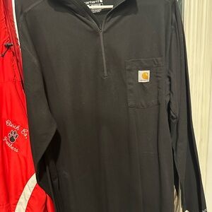 Carhartt Force Black Long Sleeve Quarter Zip